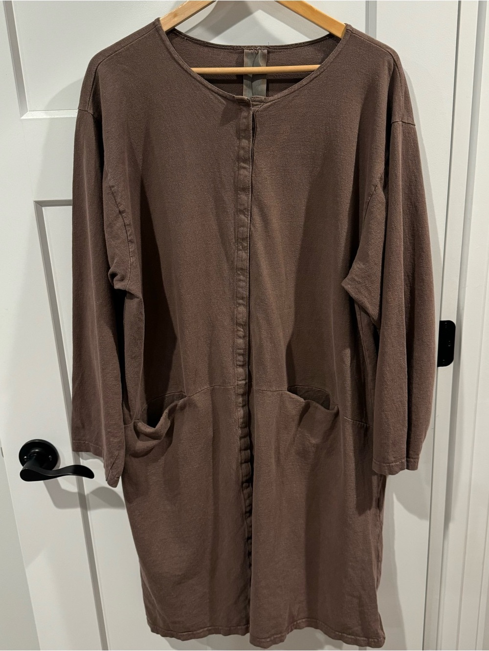 NEW Blue Fish tunic 93 brown organic cotton dress with pockets one size